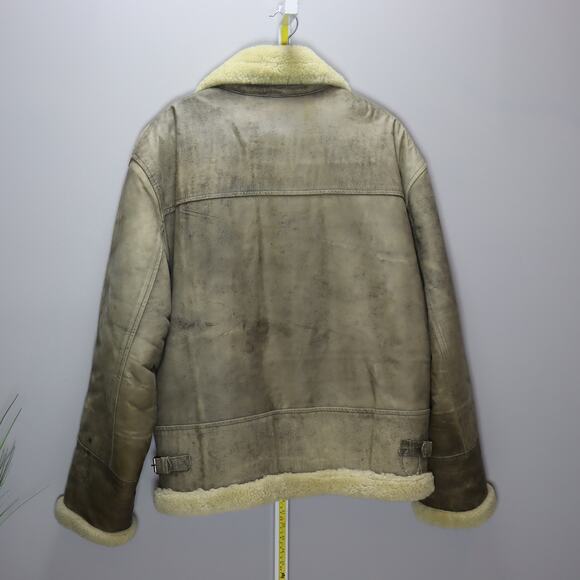 Vintage Afghan Shearling Jacket Snow Leopard Store Kabul AFG - Picture 3 of 7